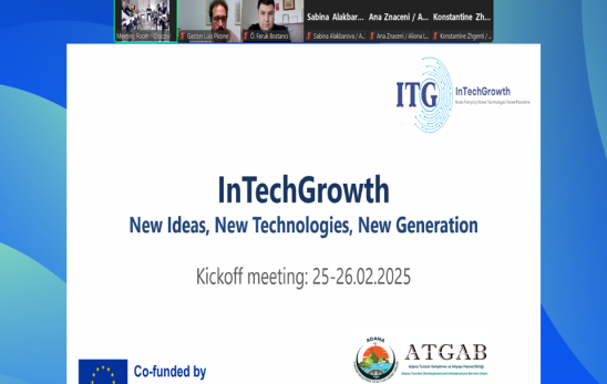 BİRLİĞİMİZİN ORTAĞI OLDUĞU IN TECH GROWTH PROJESİNİN AÇILIŞ TOPLANTISI YAPILDI